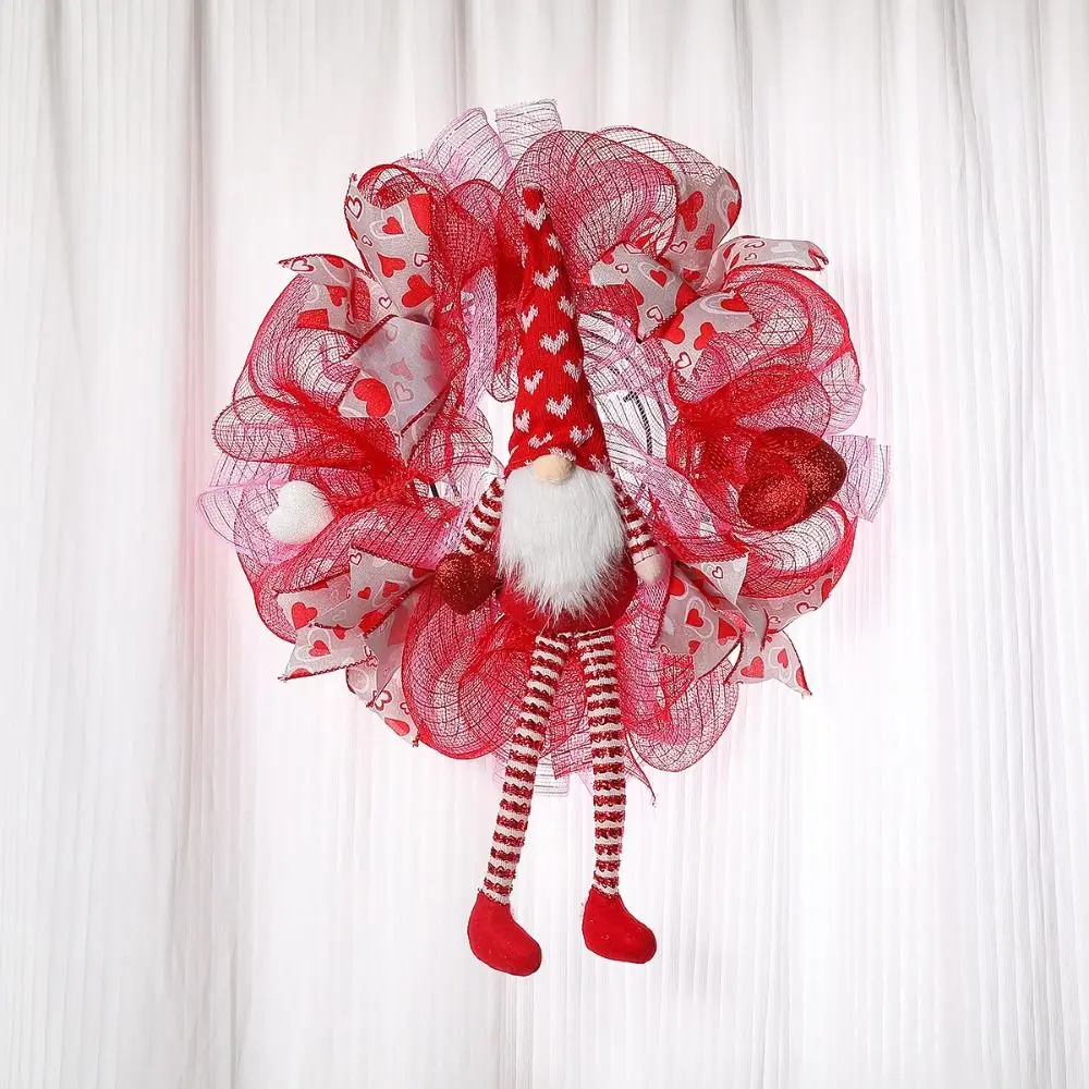 Cartoon Valentine's Day Dwarf Wreath Hanging Handmade Artificial Wreath Sign Elegant Door Hanging Garlands Party Favors
Cartoon Valentine's Day Dwarf Wreath Hanging Handmade Artificial Wreath Sign Elegant Door Hanging Garlands Party Favors
