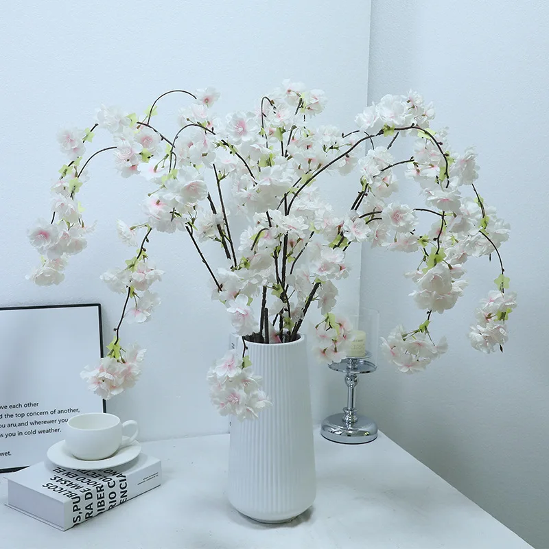4Pcs/set 135cm Artificial Hanging Cherry Blossom Silk Flowers for Home Decoration Peach Blossom Garden Wedding Decor Ornaments
4Pcs/set 135cm Artificial Hanging Cherry Blossom Silk Flowers for Home Decoration Peach Blossom Garden Wedding Decor Ornaments