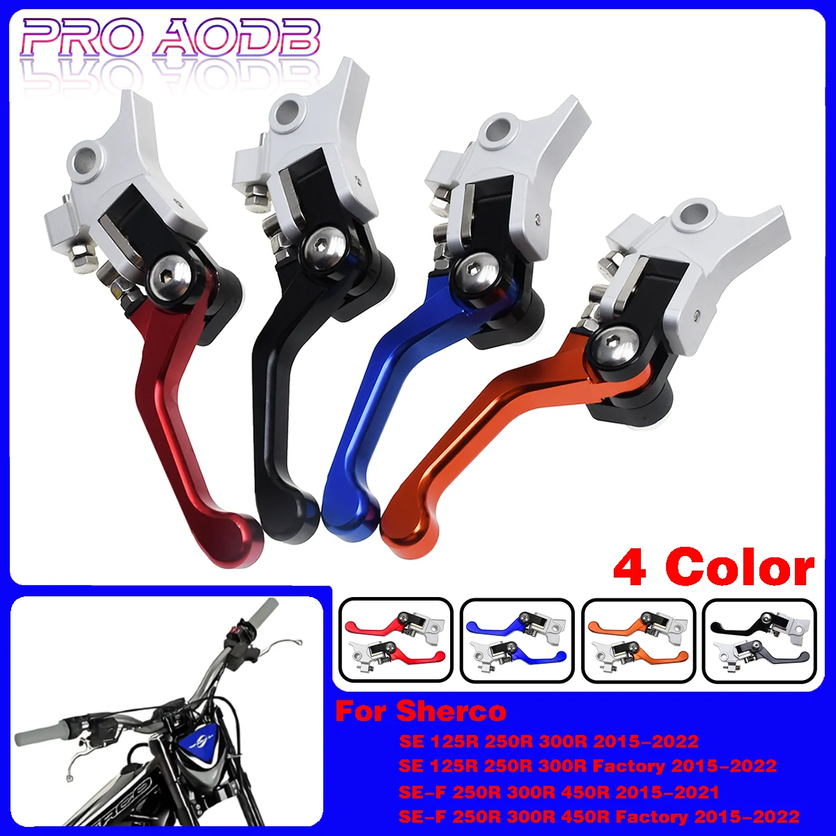For Sherco SE SE-F 125R 250R 300R 450R Factory 2015 2016 2017 2018 2019 2020 2021 2022 Motorcycle CNC Brake Clutch Lever Handle
For Sherco SE SE-F 125R 250R 300R 450R Factory 2015 2016 2017 2018 2019 2020 2021 2022 Motorcycle CNC Brake Clutch Lever Handle