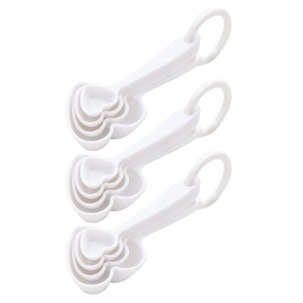3 Sets/12pcs Concentrate Heart-shaped Measuring Spoon Tableware Baby Dog Food Cup Spoons Wedding Favor Seasoning
3 Sets/12pcs Concentrate Heart-shaped Measuring Spoon Tableware Baby Dog Food Cup Spoons Wedding Favor Seasoning