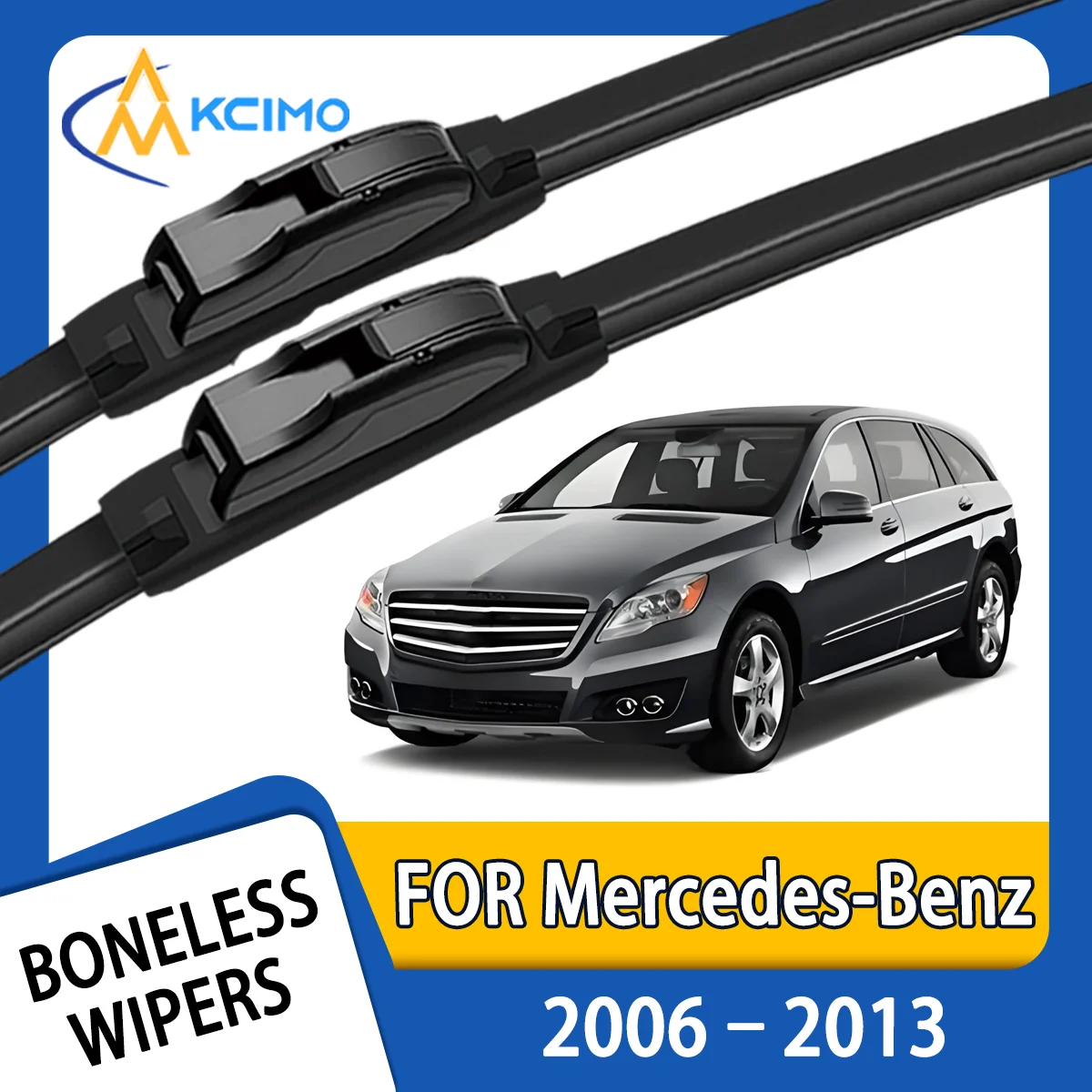 KCIMO 2PCS New Front Windshield Wiper Blade for Mercedes-Benz R-Class W251 (SWB) V251 (LWB) 2006-2013 Front Windshield Brushes
KCIMO 2PCS New Front Windshield Wiper Blade for Mercedes-Benz R-Class W251 (SWB) V251 (LWB) 2006-2013 Front Windshield Brushes