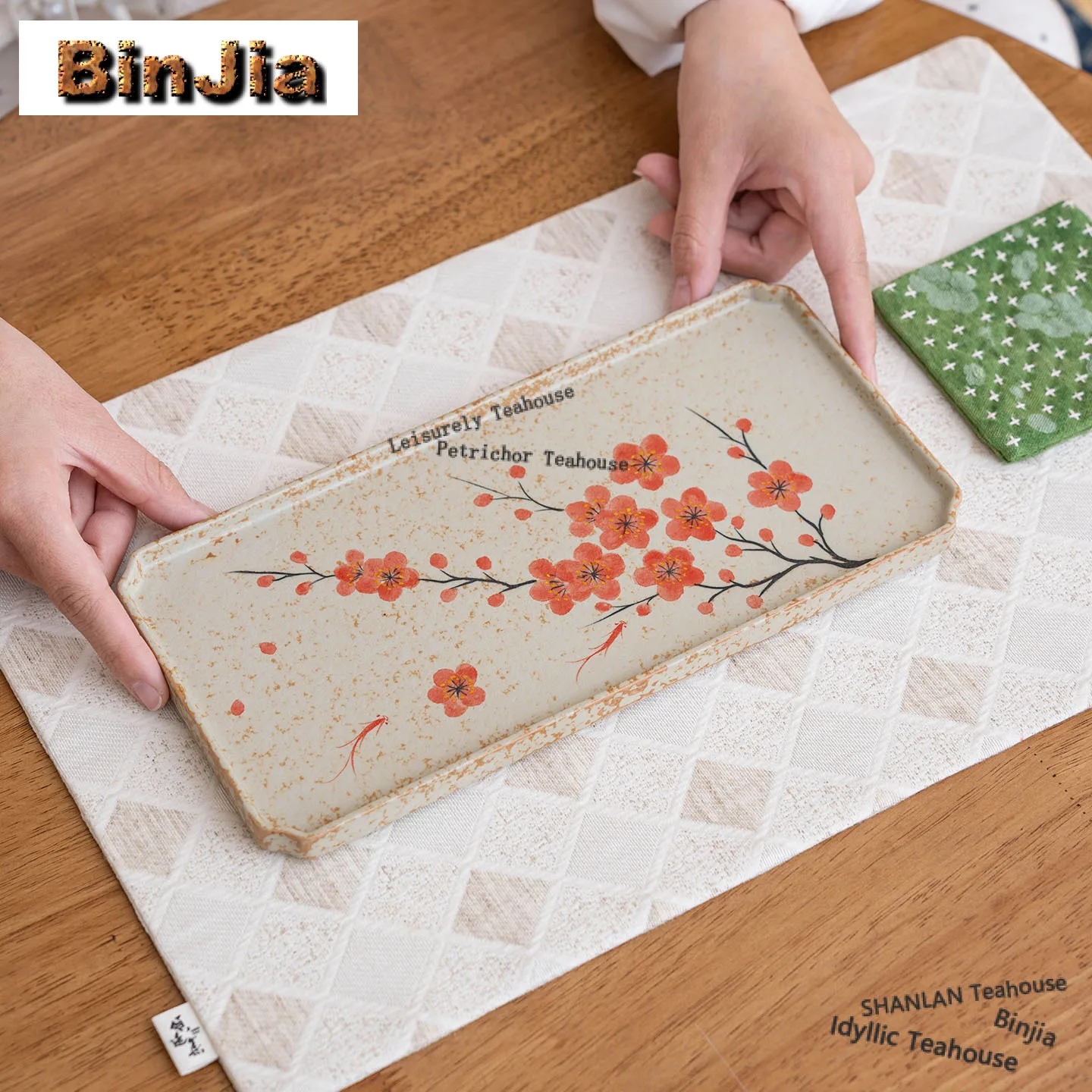 Hand-painted Red Plum Blossom Tea Tray Snack Plate Coffee Storage Board Trays Provide For Hospitality Dishes For Serving Teaset
Hand-painted Red Plum Blossom Tea Tray Snack Plate Coffee Storage Board Trays Provide For Hospitality Dishes For Serving Teaset