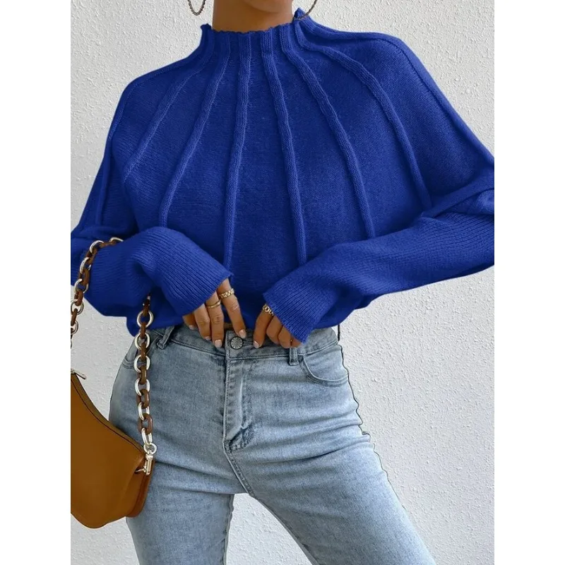 Short Sweater Jumpers High Collar Autumn Y2K Casual Sweaters Women Solid Color Loose Spider Mesh Casual Pullovers Sweater
Short Sweater Jumpers High Collar Autumn Y2K Casual Sweaters Women Solid Color Loose Spider Mesh Casual Pullovers Sweater