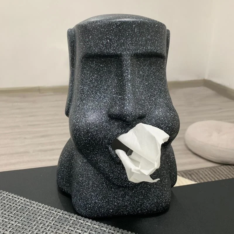 Easter Island Moai Statue Living Room Tea Table Tissue Box Nordic Ins Sle Cute Creative Home Use Resin Storage Box
Easter Island Moai Statue Living Room Tea Table Tissue Box Nordic Ins Sle Cute Creative Home Use Resin Storage Box