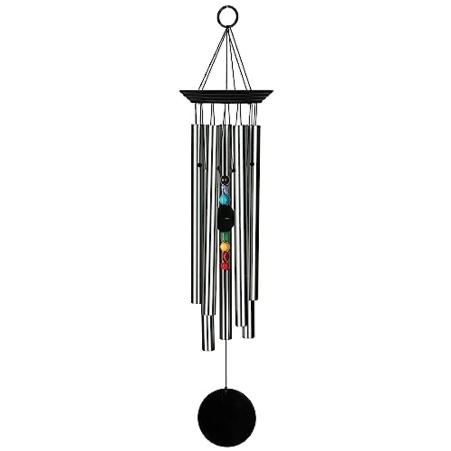 Signature Collection, Woodstock Chakra Chime, Large 24'' , Eastern Energies Wind Chimes for Outdoor, Patio, Home or Garden Déco
Signature Collection, Woodstock Chakra Chime, Large 24'' , Eastern Energies Wind Chimes for Outdoor, Patio, Home or Garden Déco