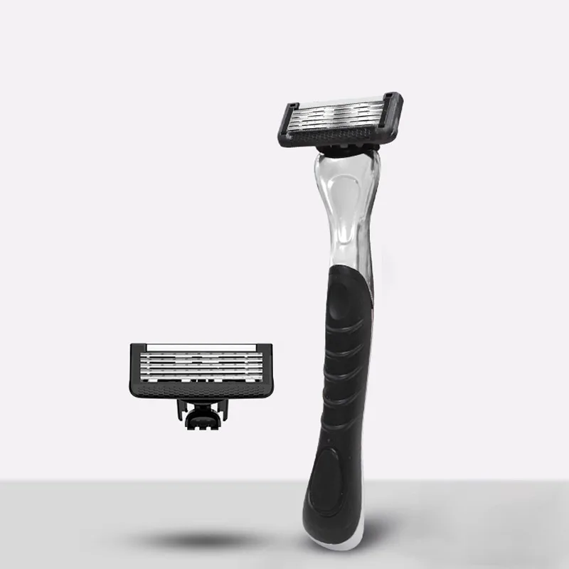 Men's Shaver S604L 5-layer Spot Welding Matrix Cutter Head Replace Razor Head 1 Metal rubbe Handle 2 Rotatable Replaceable Blade
Men's Shaver S604L 5-layer Spot Welding Matrix Cutter Head Replace Razor Head 1 Metal rubbe Handle 2 Rotatable Replaceable Blade