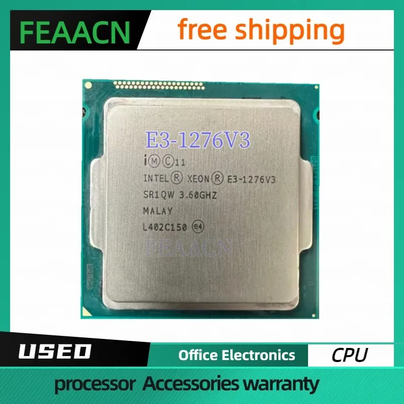 E3-1276V 3 CPU Xeon 3,6 GHz 8MB 22nm 84W LGA 1150 Quad-core E3-1276V3 процессор
E3-1276V 3 CPU Xeon 3,6 GHz 8MB 22nm 84W LGA 1150 Quad-core E3-1276V3 процессор