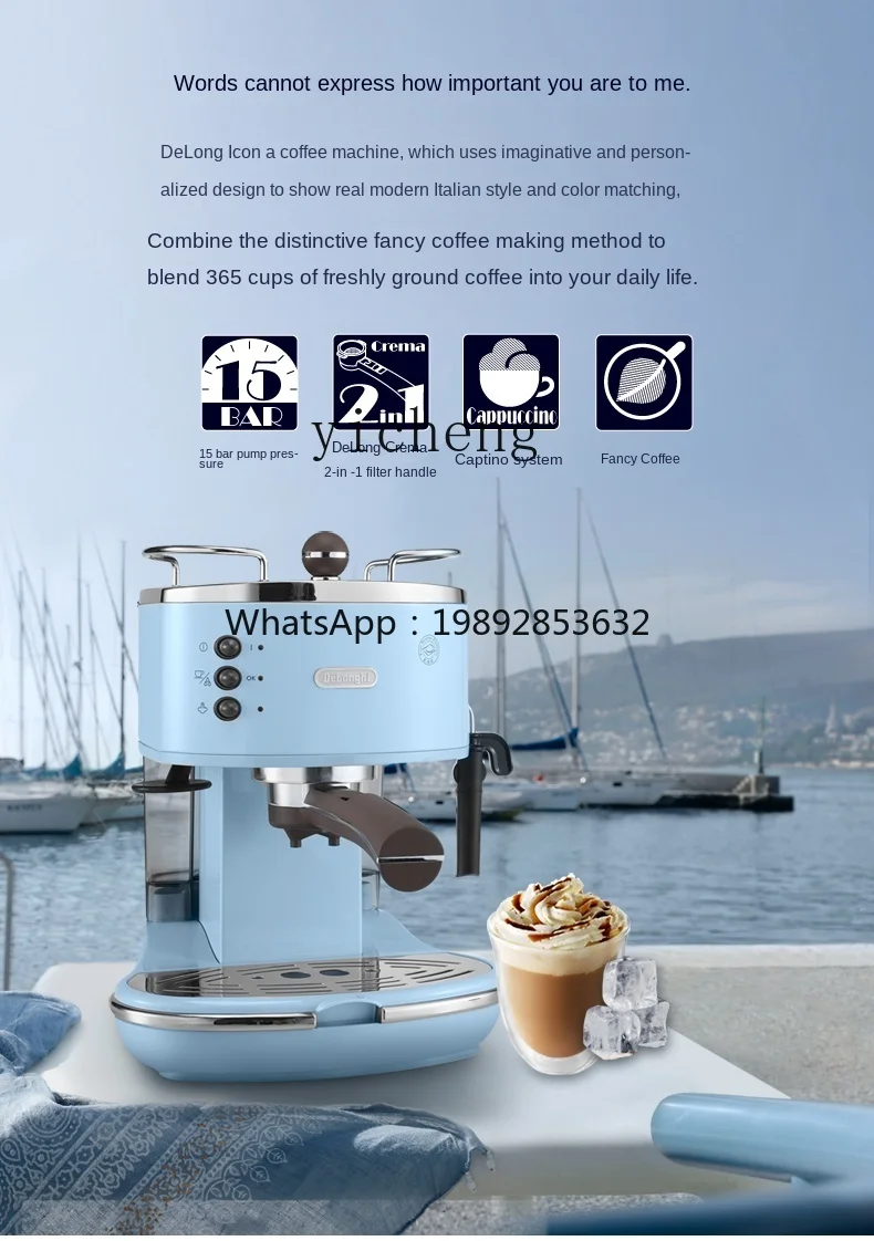 Semi-Automatic Coffee Machine Household Small Mini Pump Pressure Frothed Milk
Semi-Automatic Coffee Machine Household Small Mini Pump Pressure Frothed Milk