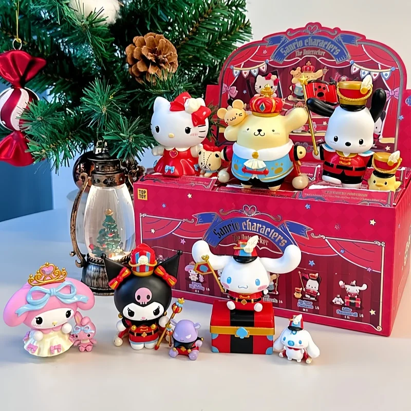 Family Nutcracker Series Blind Box Kuromi My Melody Kt Pachacco Cinnamoroll Pompompurin Kawaii Christmas Gift Toys
Family Nutcracker Series Blind Box Kuromi My Melody Kt Pachacco Cinnamoroll Pompompurin Kawaii Christmas Gift Toys