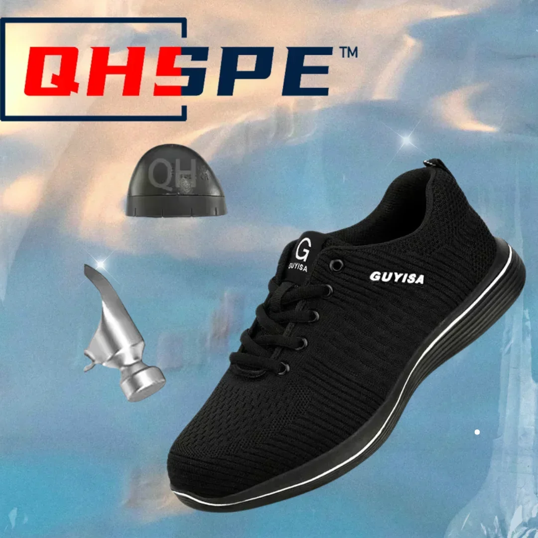 Lightweight work boots anti smashing and indestructible sports shoes durable work shoes breathable steel toe caps safety shoes
Lightweight work boots anti smashing and indestructible sports shoes durable work shoes breathable steel toe caps safety shoes