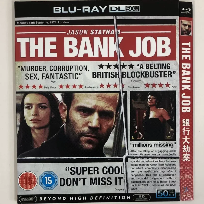 Classic Old Movie Bank Robbery Collector's Edition Mandarin Dubbing Plus Original Audio BD50 Blu-ray Disc
Classic Old Movie Bank Robbery Collector's Edition Mandarin Dubbing Plus Original Audio BD50 Blu-ray Disc