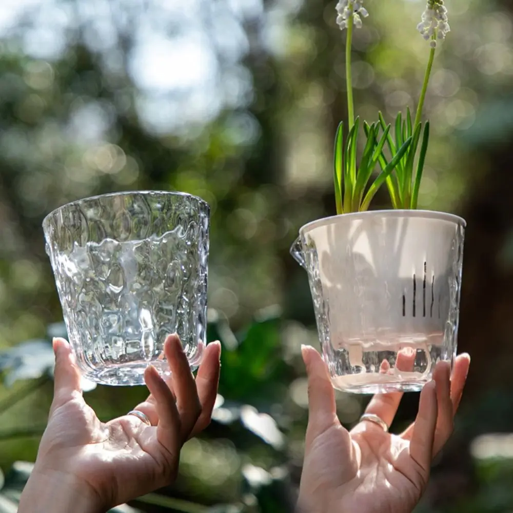 2pcs Transparent Self Sucking Water Splash Pot Thicken Double-layer Flower Pot Durable Automatic Seedling Tray Succulent
2pcs Transparent Self Sucking Water Splash Pot Thicken Double-layer Flower Pot Durable Automatic Seedling Tray Succulent