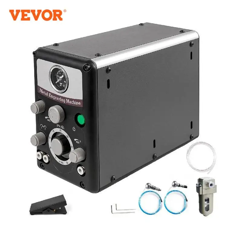 VEVOR Jewelry Pneumatic Impact Engraving Machine w/ Filter Double-head Pneumatic Metal Processing Graver Tool Hand Stone Setting
VEVOR Jewelry Pneumatic Impact Engraving Machine w/ Filter Double-head Pneumatic Metal Processing Graver Tool Hand Stone Setting