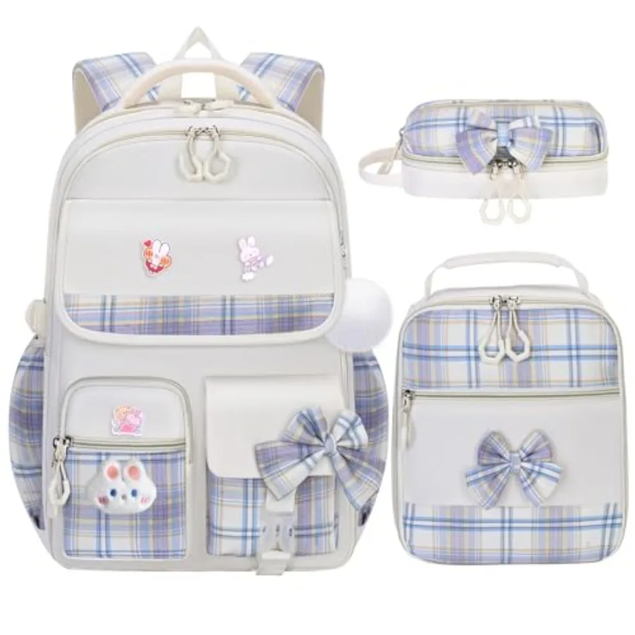 NSEQB Girls Backpack, School Backpack With Lunch Box Pencil Case Set, Cute s Schoolbag For Girls
NSEQB Girls Backpack, School Backpack With Lunch Box Pencil Case Set, Cute s Schoolbag For Girls