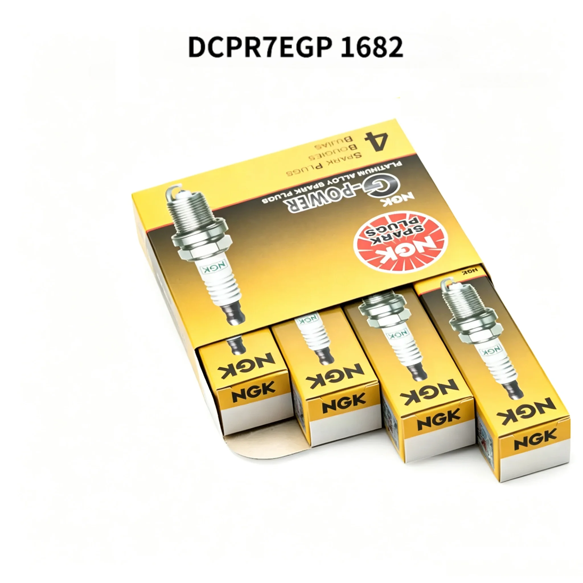 4Pcs NGK Platinum Spark Plugs DCPR7EGP 1682 For Buick Excelle, Baojun 630/730, Vios, Wuling Hongguang Replacement Parts
4Pcs NGK Platinum Spark Plugs DCPR7EGP 1682 For Buick Excelle, Baojun 630/730, Vios, Wuling Hongguang Replacement Parts