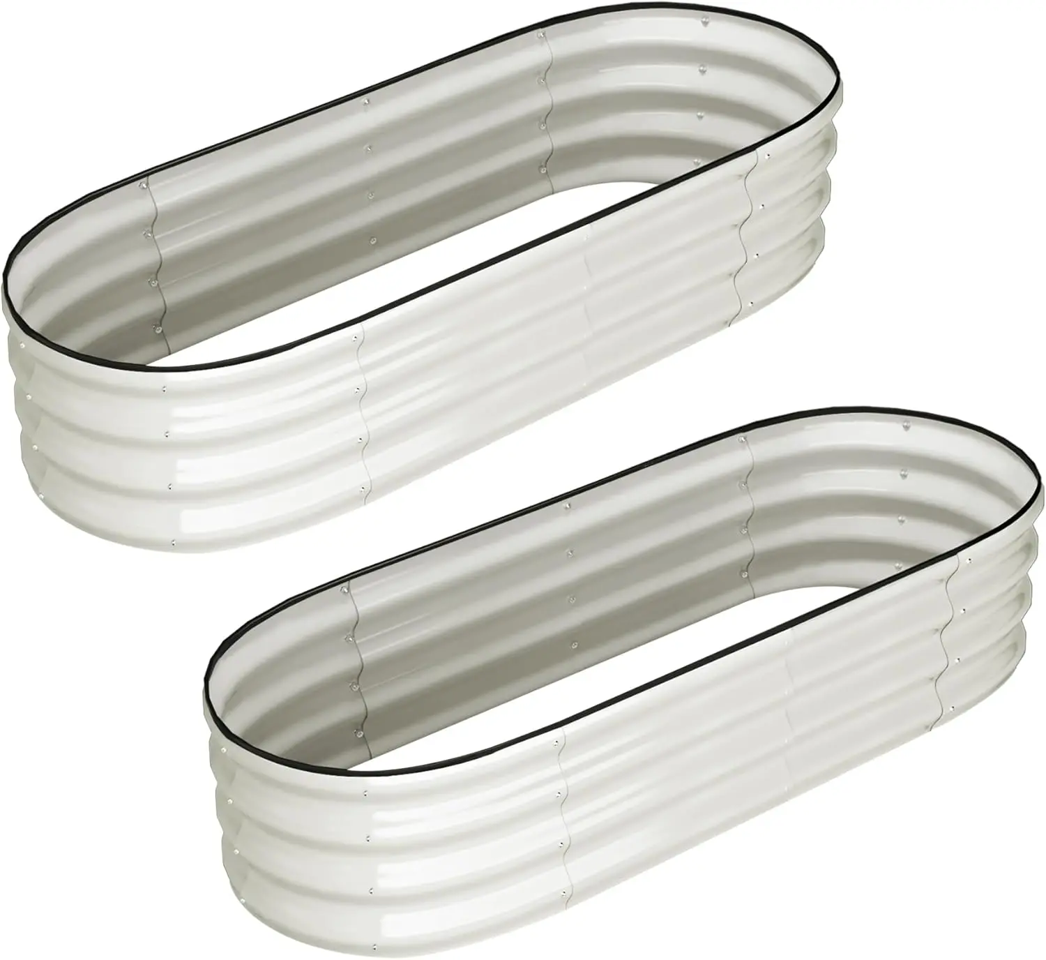 2 Pcs 4.5x2x1.5ft Oval Raised Garden Bed,Galvanized Raised Beds,Open-Ended Base Metal Raised Planter Beds,Garden Bed Outdoor,Pla
2 Pcs 4.5x2x1.5ft Oval Raised Garden Bed,Galvanized Raised Beds,Open-Ended Base Metal Raised Planter Beds,Garden Bed Outdoor,Pla