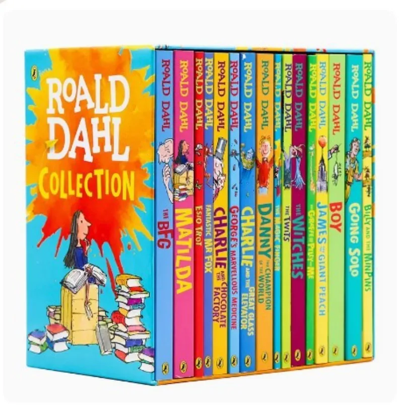 24 Books Roald Dahl Complete Collection - Original English Children's Novels, Full Set High-Quality Stories
24 Books Roald Dahl Complete Collection - Original English Children's Novels, Full Set High-Quality Stories