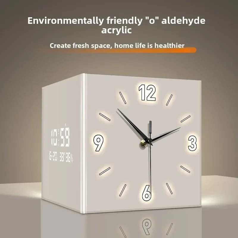 Modern Simple Double-sided Wall Clock Creative Corner Wall Clock Living Room Corner Clock Perpetual Calendar New Electronic
Modern Simple Double-sided Wall Clock Creative Corner Wall Clock Living Room Corner Clock Perpetual Calendar New Electronic