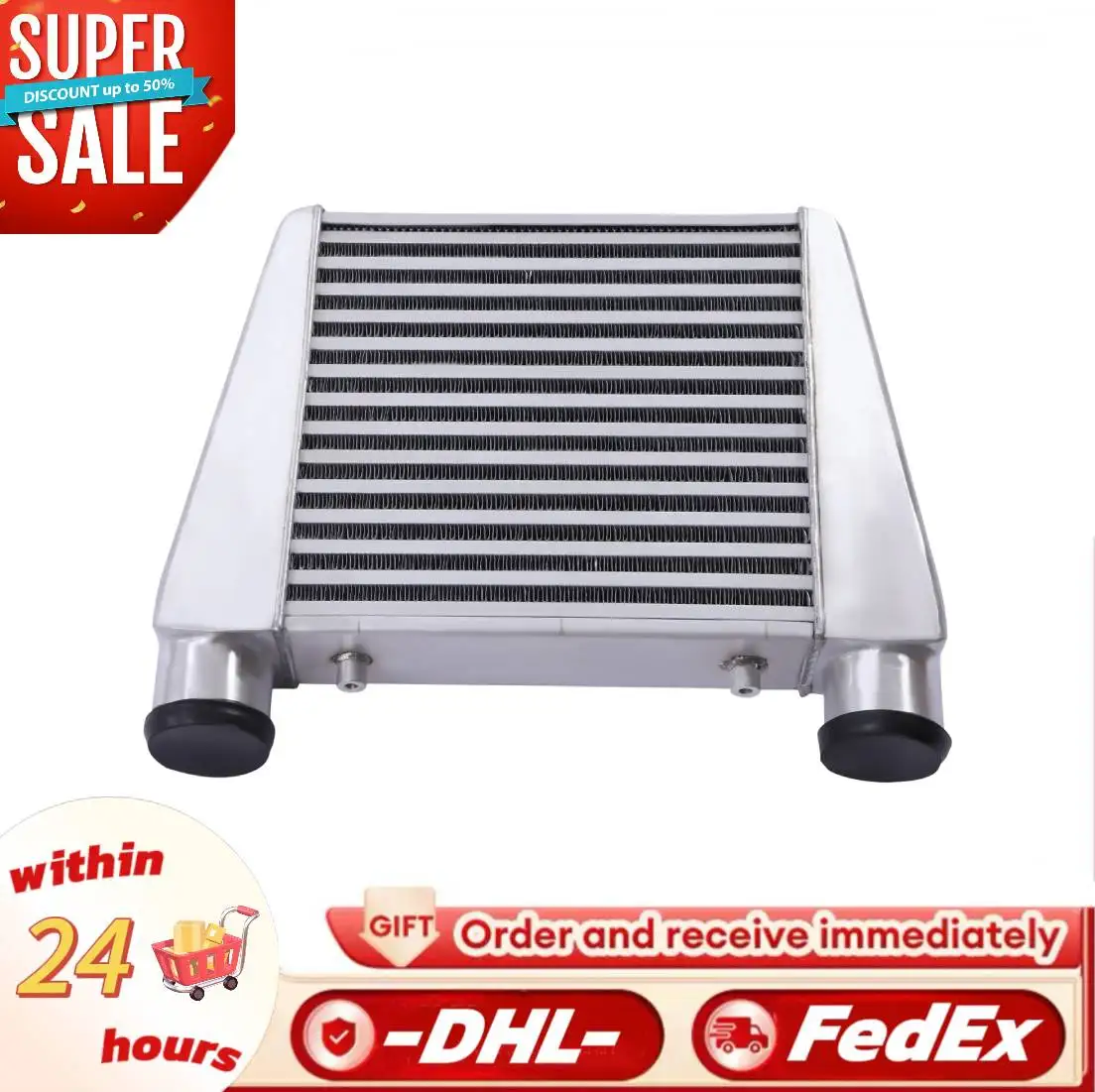 YCZ-034 Universal Intercooler 17x11x2.75in Front Mount 2.5in Inlet & Outlet ONE SIDE Aluminum Intercooler
YCZ-034 Universal Intercooler 17x11x2.75in Front Mount 2.5in Inlet & Outlet ONE SIDE Aluminum Intercooler