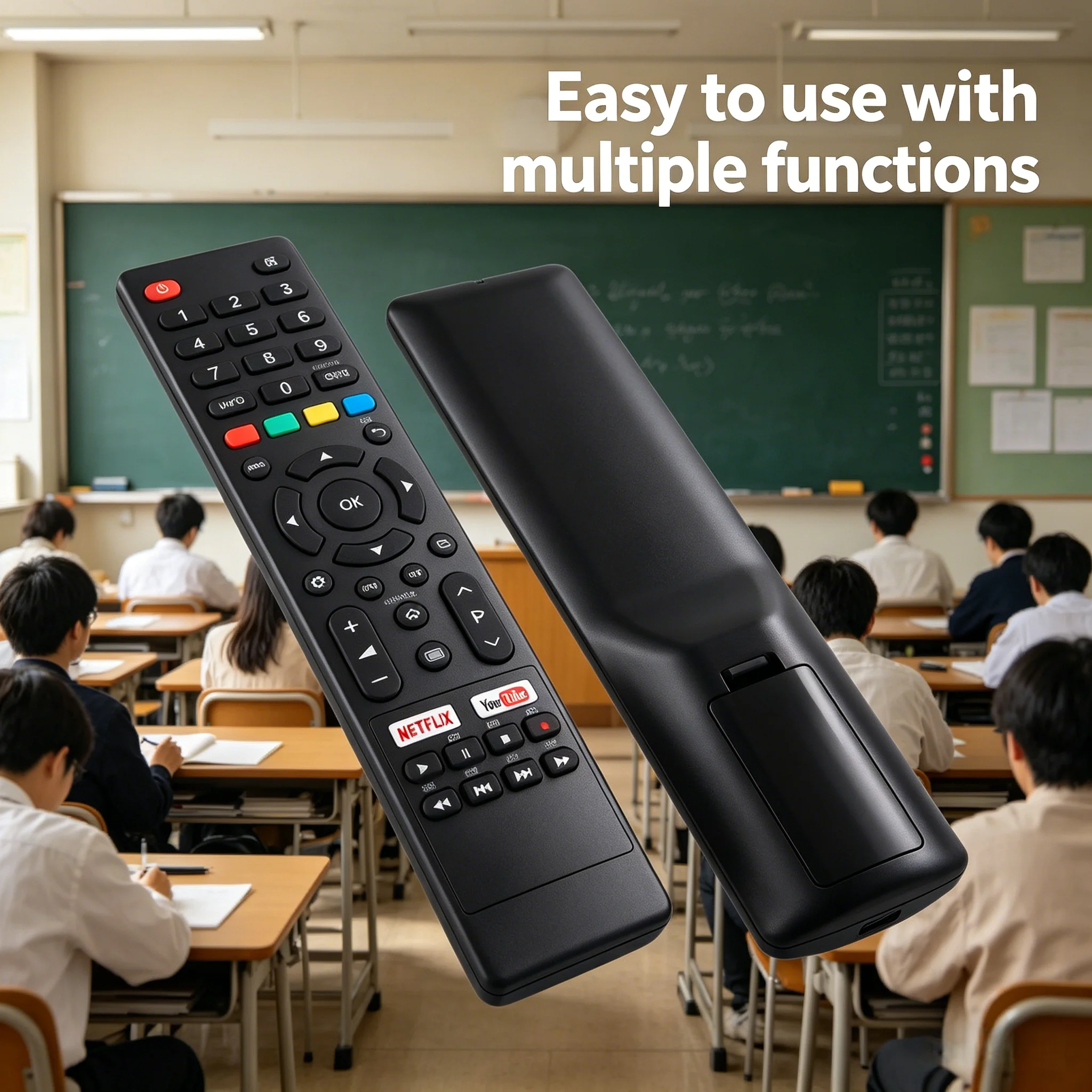 Replacement Remote Control for JVC TV RM-C3349 RM-C3354 RM-C3348 RM-C3227 Compatible with BAUHN 4K Ultra HD Smart TV
Replacement Remote Control for JVC TV RM-C3349 RM-C3354 RM-C3348 RM-C3227 Compatible with BAUHN 4K Ultra HD Smart TV