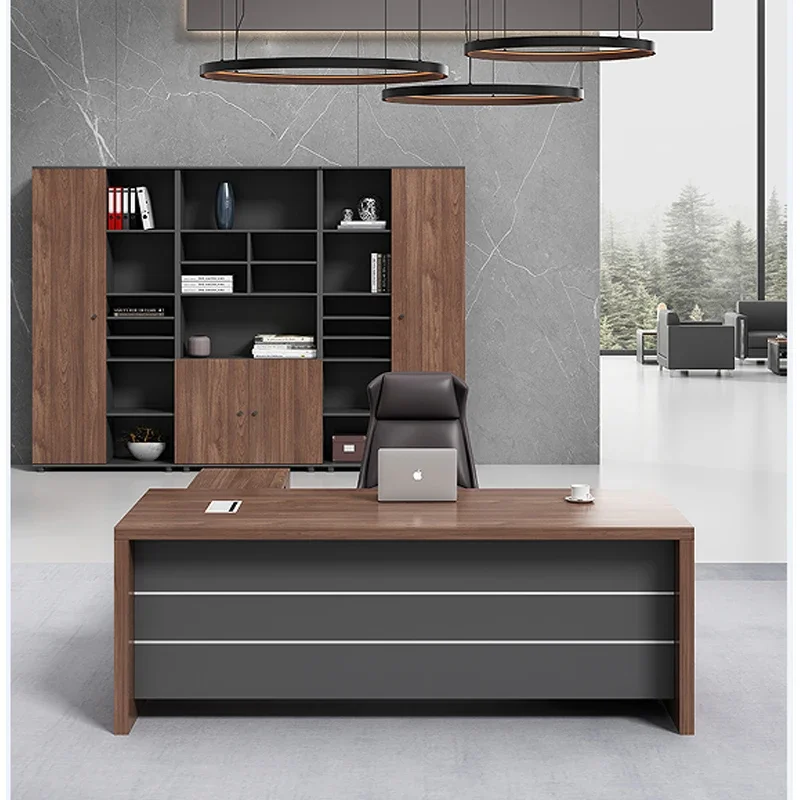 -Modern Office Desk Wooden Manager's Desk
-Modern Office Desk Wooden Manager's Desk