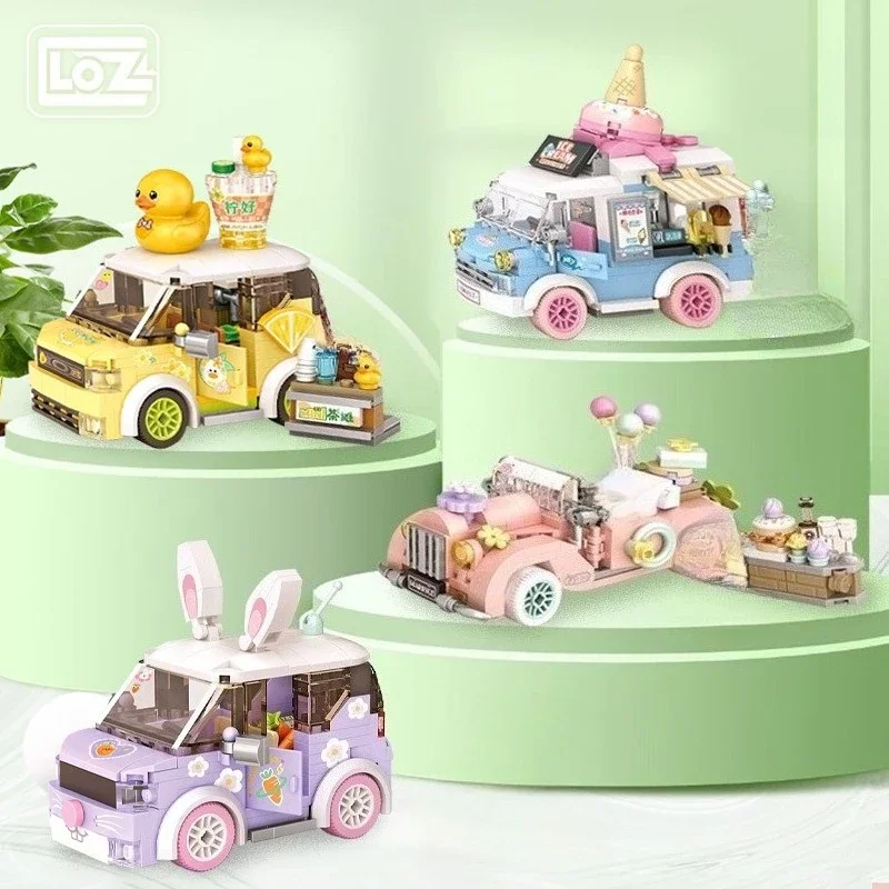 Mini Blocks City Series Street View Cartoon Rabbit Duck FOOD Truck Fruit/Icecream Shop Car Assemble DIY Toys Children Boys Gifts
Mini Blocks City Series Street View Cartoon Rabbit Duck FOOD Truck Fruit/Icecream Shop Car Assemble DIY Toys Children Boys Gifts
