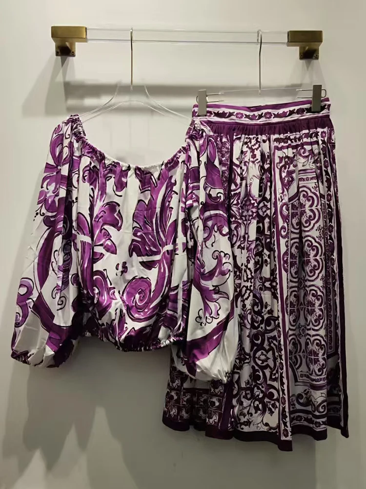 Retro geometric print short pullover two-piece set for 2025 summer women's clothing+high waisted pleated loose skirt fashion set
Retro geometric print short pullover two-piece set for 2025 summer women's clothing+high waisted pleated loose skirt fashion set