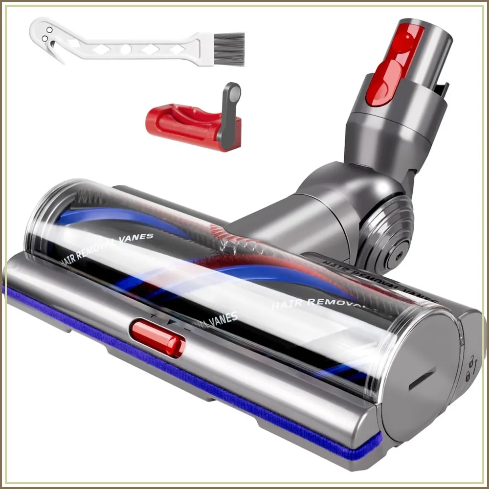 High Torque Vacuum Head for Dyson V8 V10 V11 V15, Anti-Tangle, Adjustable Suction, 9.84in
High Torque Vacuum Head for Dyson V8 V10 V11 V15, Anti-Tangle, Adjustable Suction, 9.84in