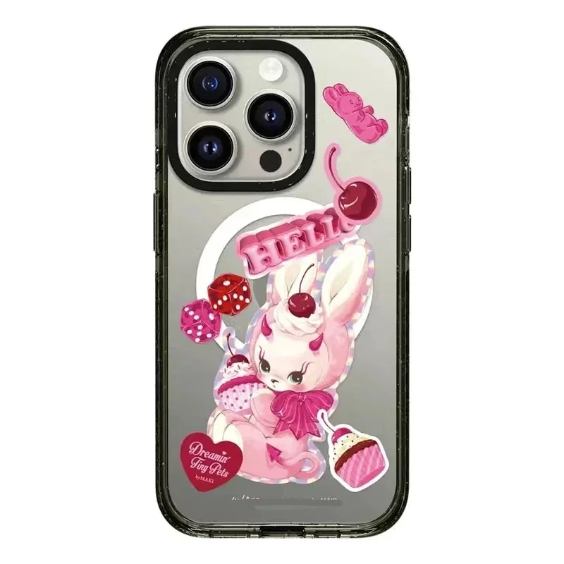 Magsafe Acrylic Rabbit Ice Cream Phone Case Cover for iPhone 11 12 13 14 15 Pro Max Case for iPhone 15 ProMax
Magsafe Acrylic Rabbit Ice Cream Phone Case Cover for iPhone 11 12 13 14 15 Pro Max Case for iPhone 15 ProMax