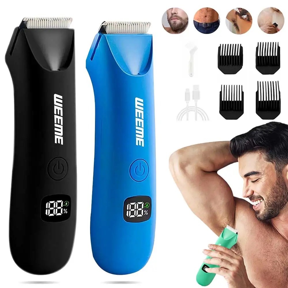 Men's Body Grooming Trimmer with Digital Display, Multi-Functional Electric Hair Removal, Portable Quick Body Hair Trimmer
Men's Body Grooming Trimmer with Digital Display, Multi-Functional Electric Hair Removal, Portable Quick Body Hair Trimmer
