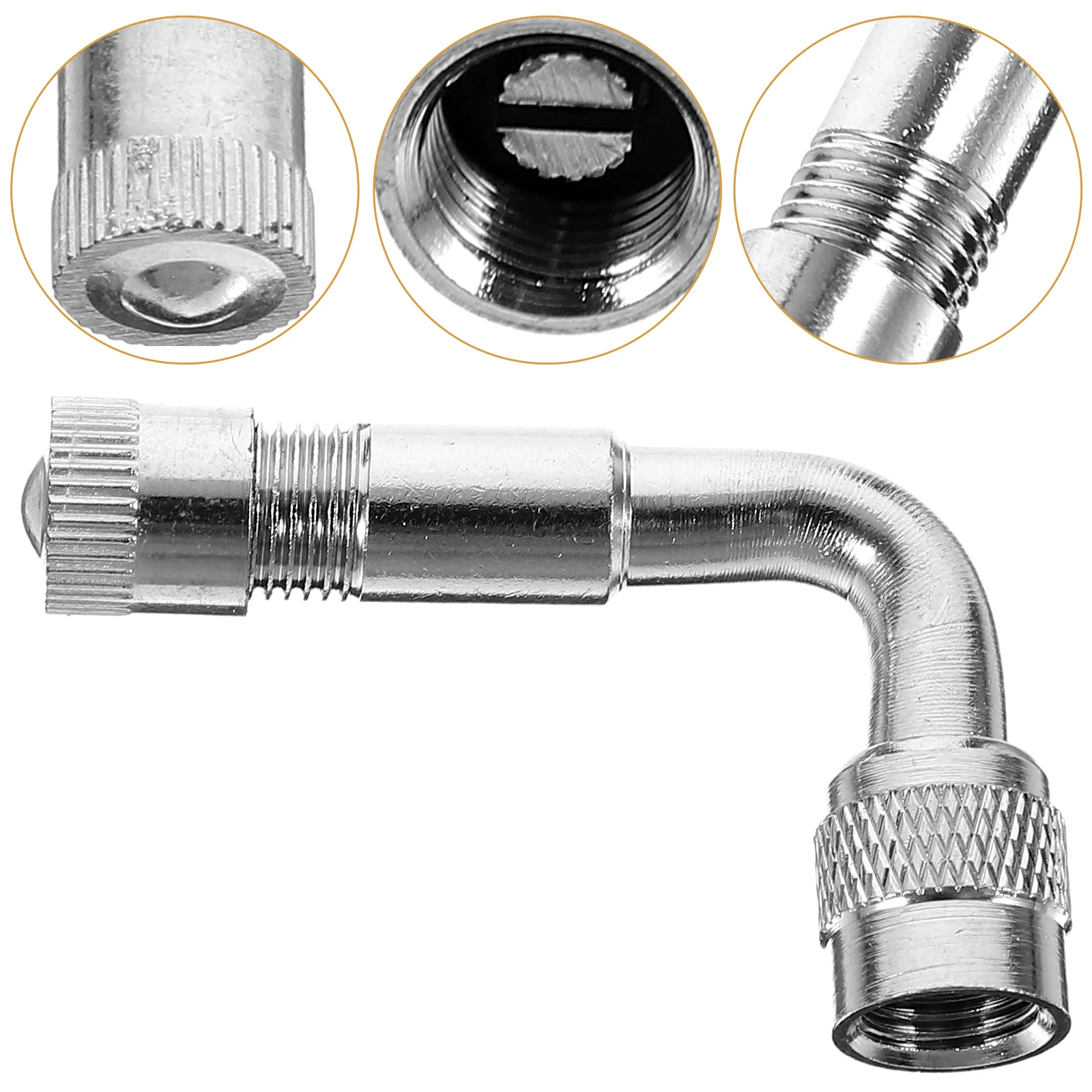1pcs 90 Degree Valve Extension Rods Universal Tire Adapters for Motorcycle Car Bike Dual Wheels Metal Cap Sealed Easy
1pcs 90 Degree Valve Extension Rods Universal Tire Adapters for Motorcycle Car Bike Dual Wheels Metal Cap Sealed Easy