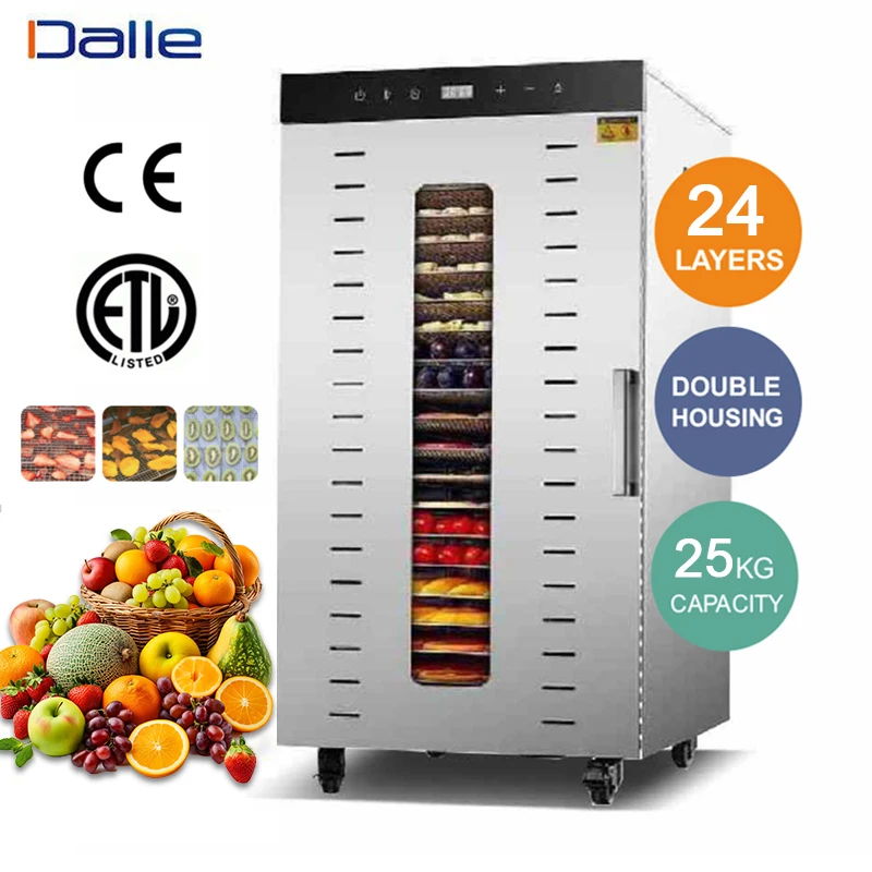 24 Trays Big Capacity Electric Powered Digital Food Drying Machine Fruit Dryer Dehydrator For Commercial
24 Trays Big Capacity Electric Powered Digital Food Drying Machine Fruit Dryer Dehydrator For Commercial