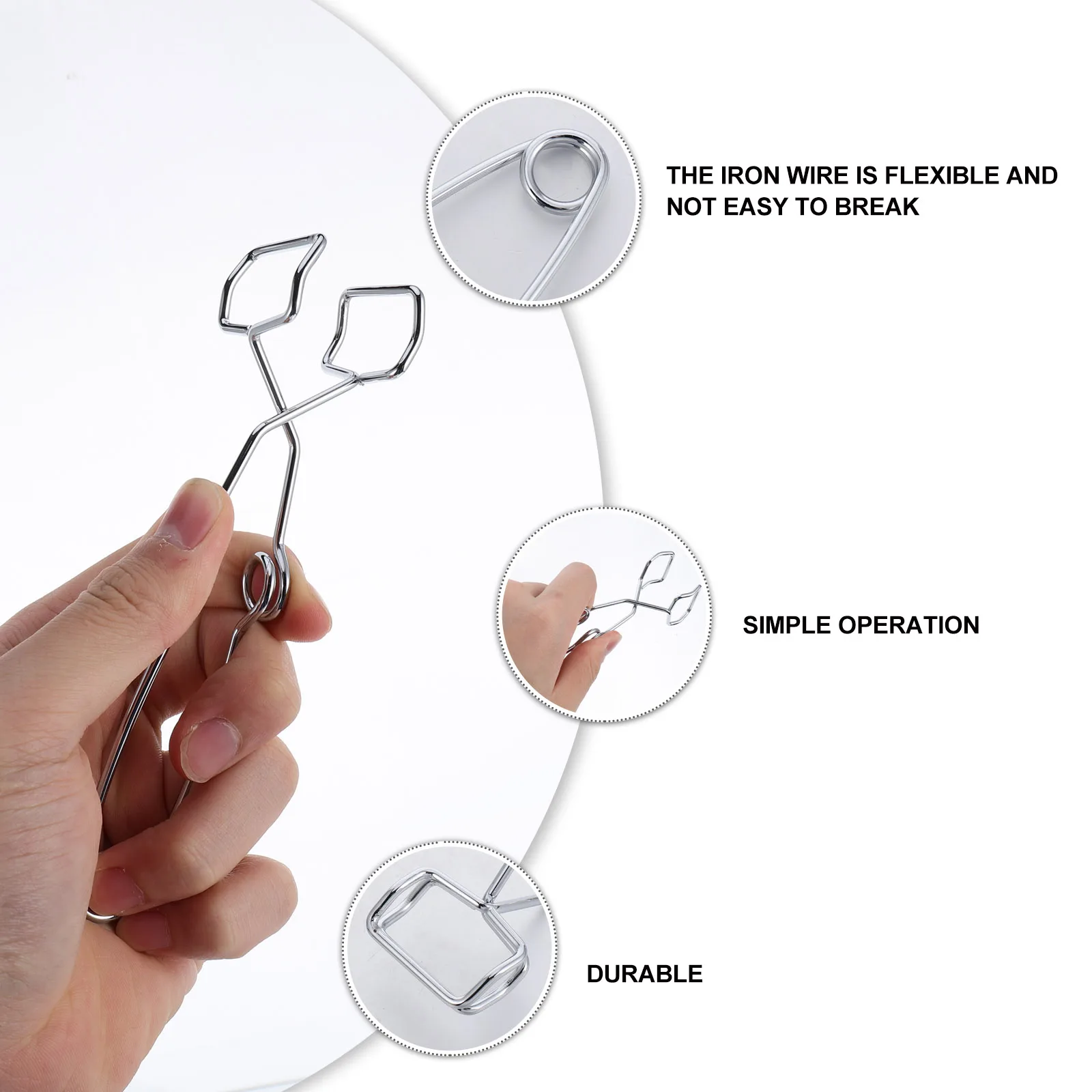 5 Pcs Tube Clamp Steel Wire Heavy Duty Lab Iron Test Tube Clamp Equipment Plated Anti Rust Teaching Device
5 Pcs Tube Clamp Steel Wire Heavy Duty Lab Iron Test Tube Clamp Equipment Plated Anti Rust Teaching Device