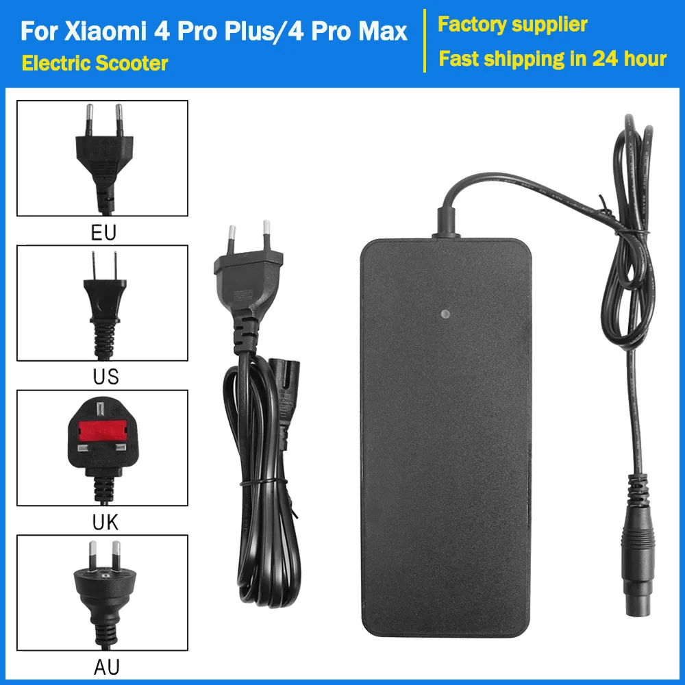 Зарядное устройство 54,6 В, 2 А для Xiaomi 4 Pro Plus/4 Pro Max/Segway Ninebot ZT3 Pro, зарядное устройство для электрического скутера, вилка стандарта ЕС/Австралии/США/Великобритании
Зарядное устройство 54,6 В, 2 А для Xiaomi 4 Pro Plus/4 Pro Max/Segway Ninebot ZT3 Pro, зарядное устройство для электрического скутера, вилка стандарта ЕС/Австралии/США/Великобритании