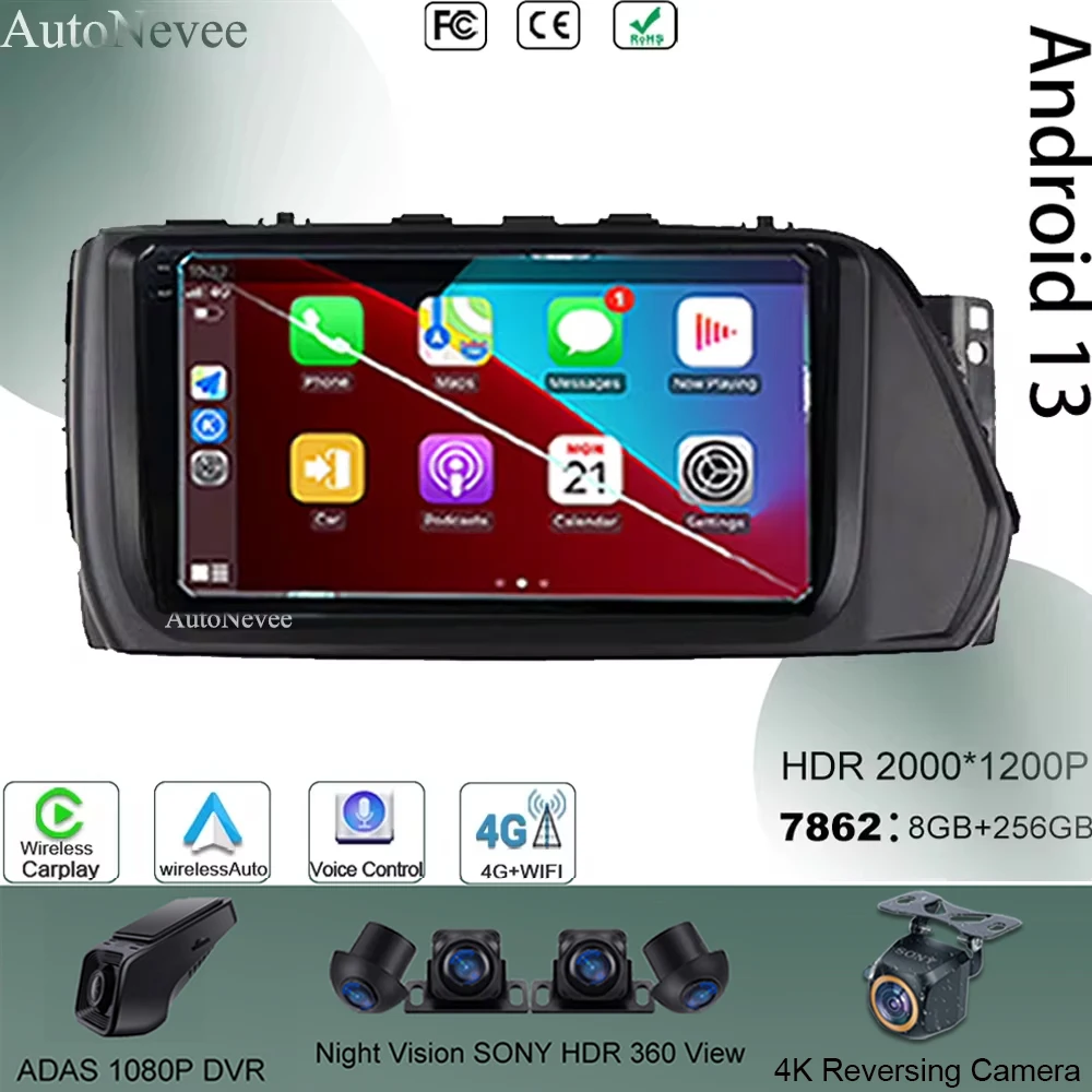 Touch Screen QLED WIFI Android 14 For Hyundai Accent Verna 2017 2018 2019 Auto Radio Player Stereo Video Navigation GPS BT HDR
Touch Screen QLED WIFI Android 14 For Hyundai Accent Verna 2017 2018 2019 Auto Radio Player Stereo Video Navigation GPS BT HDR