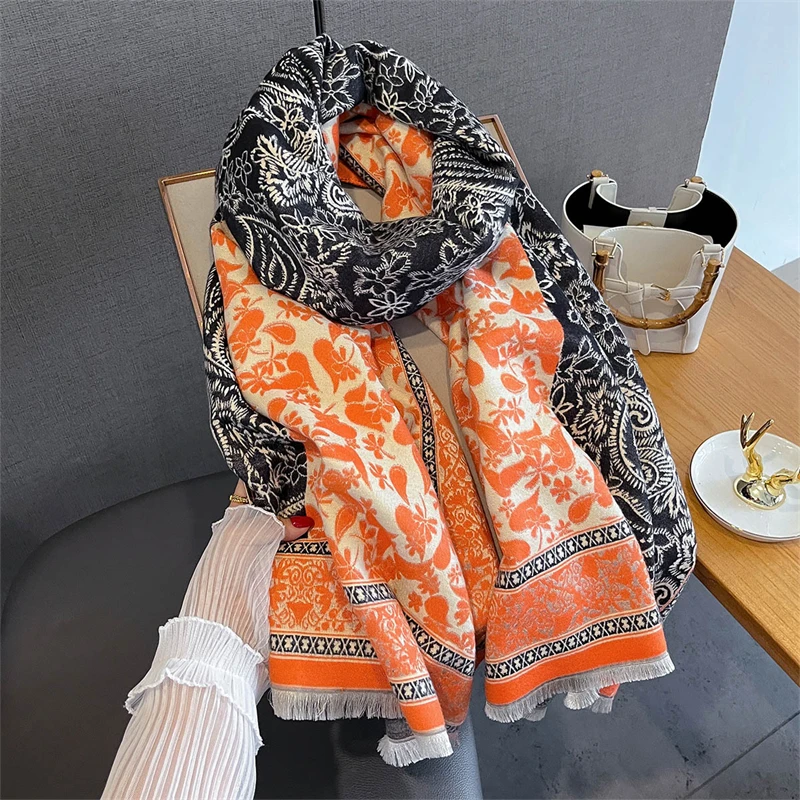 2025 Winter Warm Cashmere Scarf for Women Luxury Print Pashmina Shawl Wrap Neckerchief Female Bufanda Echarpe Design Headband
2025 Winter Warm Cashmere Scarf for Women Luxury Print Pashmina Shawl Wrap Neckerchief Female Bufanda Echarpe Design Headband
