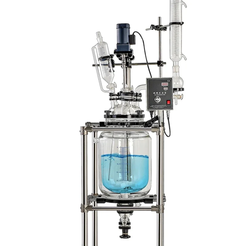 Double-layer glass reactor laboratory high temperature and high pressure hydrothermal synthesis single-layer reactor
Double-layer glass reactor laboratory high temperature and high pressure hydrothermal synthesis single-layer reactor