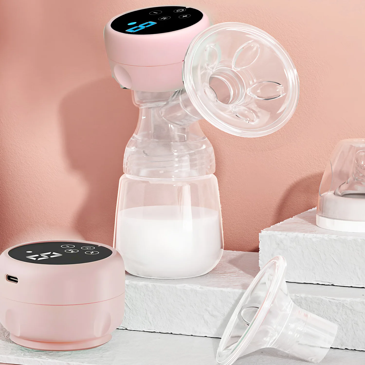 Electric Breast Pump Smart Automatic Breast Milk Machine Baby Milk Bottle & Baby Pacifier 2IN1 Portable Nipple Suction Breast
Electric Breast Pump Smart Automatic Breast Milk Machine Baby Milk Bottle & Baby Pacifier 2IN1 Portable Nipple Suction Breast