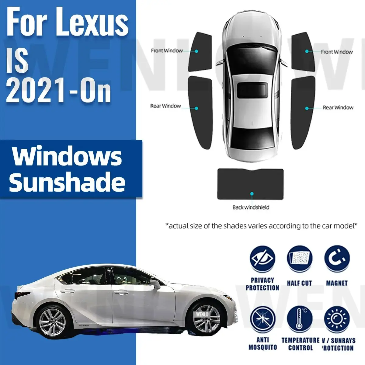 For Lexus IS 2021 2022 2023 2024 Front Windshield Frame Curtain Magnetic Car Sunshade Shield Rear Side Window Sun Shade Visor
For Lexus IS 2021 2022 2023 2024 Front Windshield Frame Curtain Magnetic Car Sunshade Shield Rear Side Window Sun Shade Visor