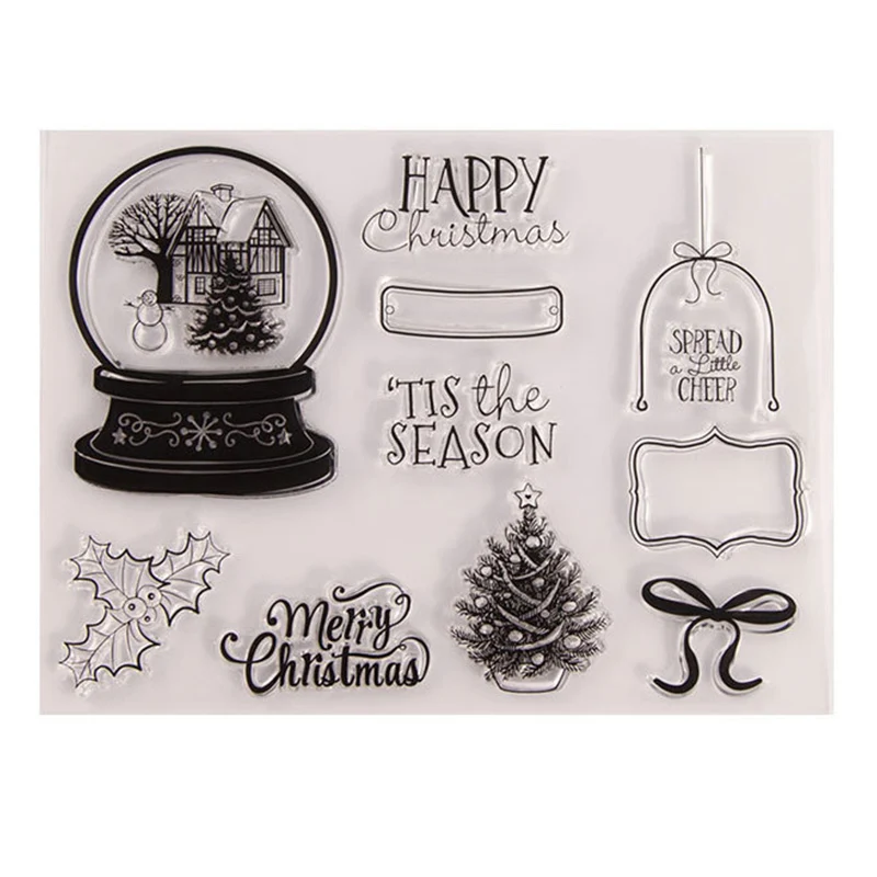 Christmas Crystal Ball Clear Stamps Seal for DIY Scrapbooking Card Rubber Stamp Making Photo Album Handemade Crafts Decoration
Christmas Crystal Ball Clear Stamps Seal for DIY Scrapbooking Card Rubber Stamp Making Photo Album Handemade Crafts Decoration