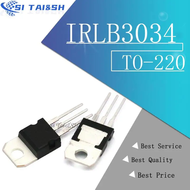 3pcs/lot IRLB3034 IRLB3034PBF 40V 195A Waterproof shell
3pcs/lot IRLB3034 IRLB3034PBF 40V 195A Waterproof shell