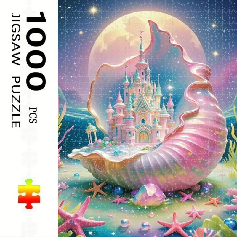 Underwater Dreamy Shell Castle New Style Educational Puzzle Difficult Challenge Leisure Decompression Jigsaw Puzzle
Underwater Dreamy Shell Castle New Style Educational Puzzle Difficult Challenge Leisure Decompression Jigsaw Puzzle