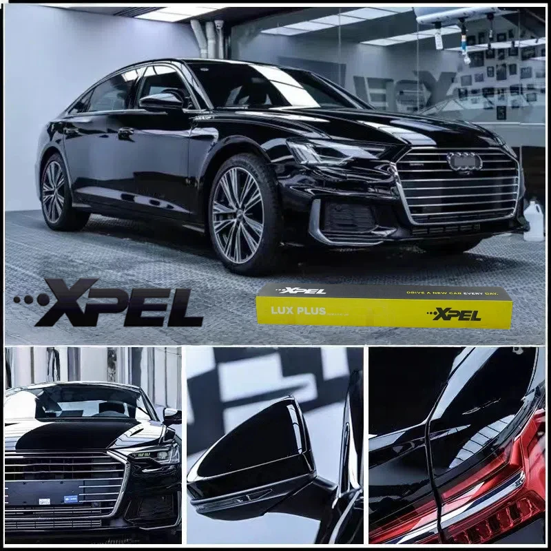 Original XPEL PPF Car Paint Protection Film Bright Black TPU material Anti-scratch Self-repairing 1.52M*15M 1 roll
Original XPEL PPF Car Paint Protection Film Bright Black TPU material Anti-scratch Self-repairing 1.52M*15M 1 roll