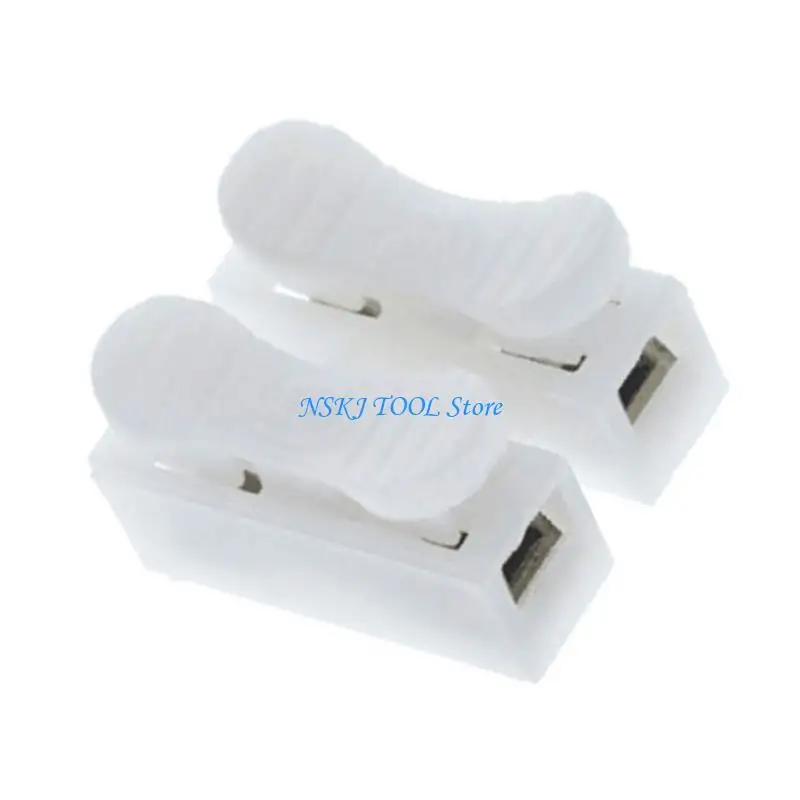 L8RC 100Pcs Spring Wire Connectors Wiring Terminals Blocks Push-in Spring Loaded Electrical Connectors for Lighting Appliances
L8RC 100Pcs Spring Wire Connectors Wiring Terminals Blocks Push-in Spring Loaded Electrical Connectors for Lighting Appliances