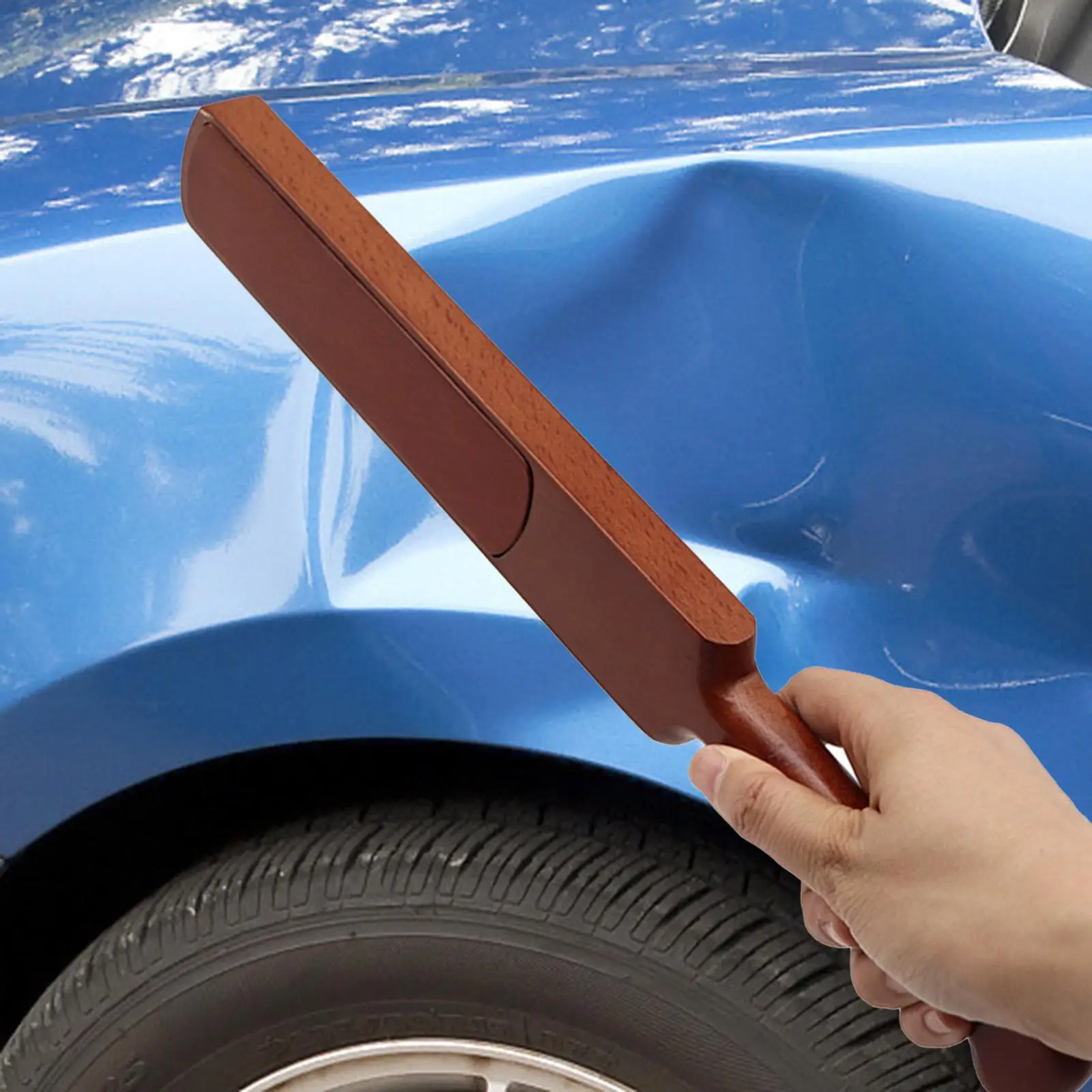 Automotive Dents Repair Tool Magnetic Wood Hammer Wooden Board Portable Tapdown Tool Car Dents Removal Tool for Small Dents
Automotive Dents Repair Tool Magnetic Wood Hammer Wooden Board Portable Tapdown Tool Car Dents Removal Tool for Small Dents