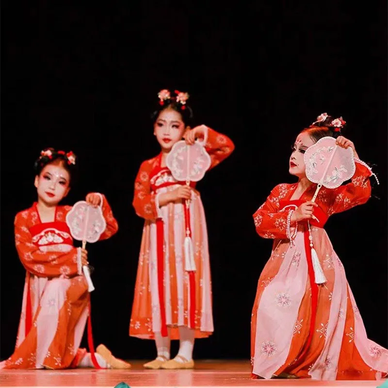 National Style Girls Pretty New Super Immortal Ancient Style Tang Dress Stage Performance Clothing
National Style Girls Pretty New Super Immortal Ancient Style Tang Dress Stage Performance Clothing