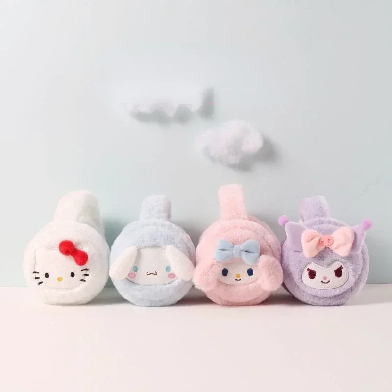 Оригинальные наушники Kuromi Cinnamoroll My Melody аниме Зимние холодные наушники Kawaii мягкие теплые наушники для девочек
Оригинальные наушники Kuromi Cinnamoroll My Melody аниме Зимние холодные наушники Kawaii мягкие теплые наушники для девочек