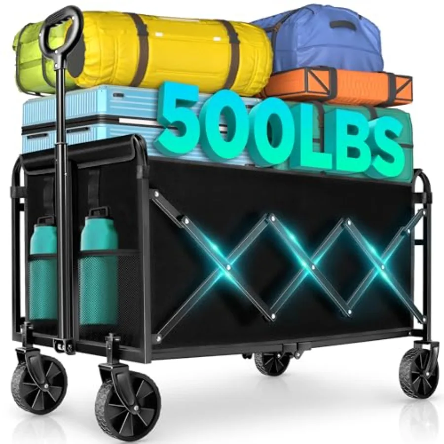 Foldable Collapsible Wagon Cart with Wheels for Sand Sports Camping Grocery Large Black Wagon Cart with Wheels
Foldable Collapsible Wagon Cart with Wheels for Sand Sports Camping Grocery Large Black Wagon Cart with Wheels