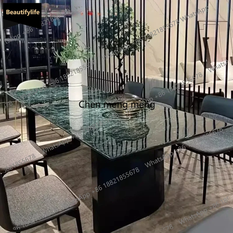 C85 Natural marble high-end light luxury high-end natural Italian dining table
C85 Natural marble high-end light luxury high-end natural Italian dining table