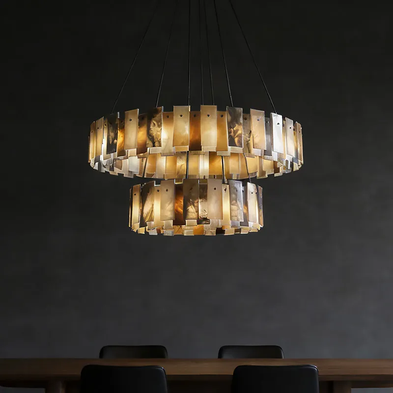 Natural Spanish Imported Tobacco Color Serpentine French-style Luxury Copper Chandelier Living Room Bedroom Alabaster Lighting
Natural Spanish Imported Tobacco Color Serpentine French-style Luxury Copper Chandelier Living Room Bedroom Alabaster Lighting